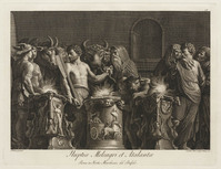 KG 00431
          <br/>
          Huwelijk van Meleager en Atalanta
          <br/>
          <em>Tinti, Camillo (1738-ca.1796)</em>
